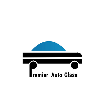 The Logo "Premier Auto Glass" is Created for Car Glass Company. brand logo business logo car glass logo colorful logo company logo creative logo creative logo design elegant logo logo logo design minimal logo modern logo simple logo smart logo