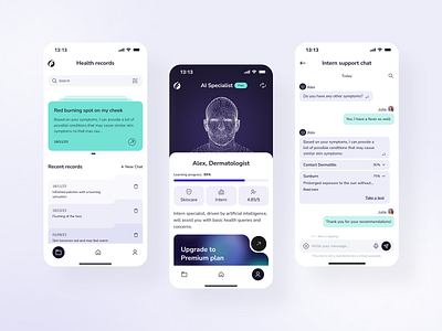 ASK MEDICA - IOS | Healthcare, AI Chat | UX/UI, Branding, Dev. ai aichat bestpractices certification certified clinic cods experts healthcare implementation nngroup telemedicine uirs user experience uxrs whitelable