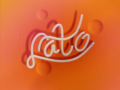 Lato 3d handlettering lettering summer typo typography