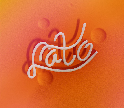 Lato 3d handlettering lettering summer typo typography