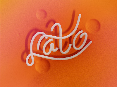 Lato 3d handlettering lettering summer typo typography