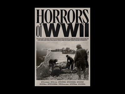 WWII V2 Poster black design graphic design gray helvetica poster poster design tt ricks typography wwii