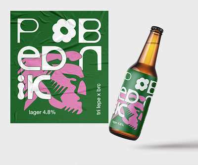 P O B E D N I K beer branding design graphic design illustration logo packaging product design typography