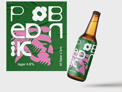 P O B E D N I K ® beer branding design graphic design illustration logo packaging product design typography