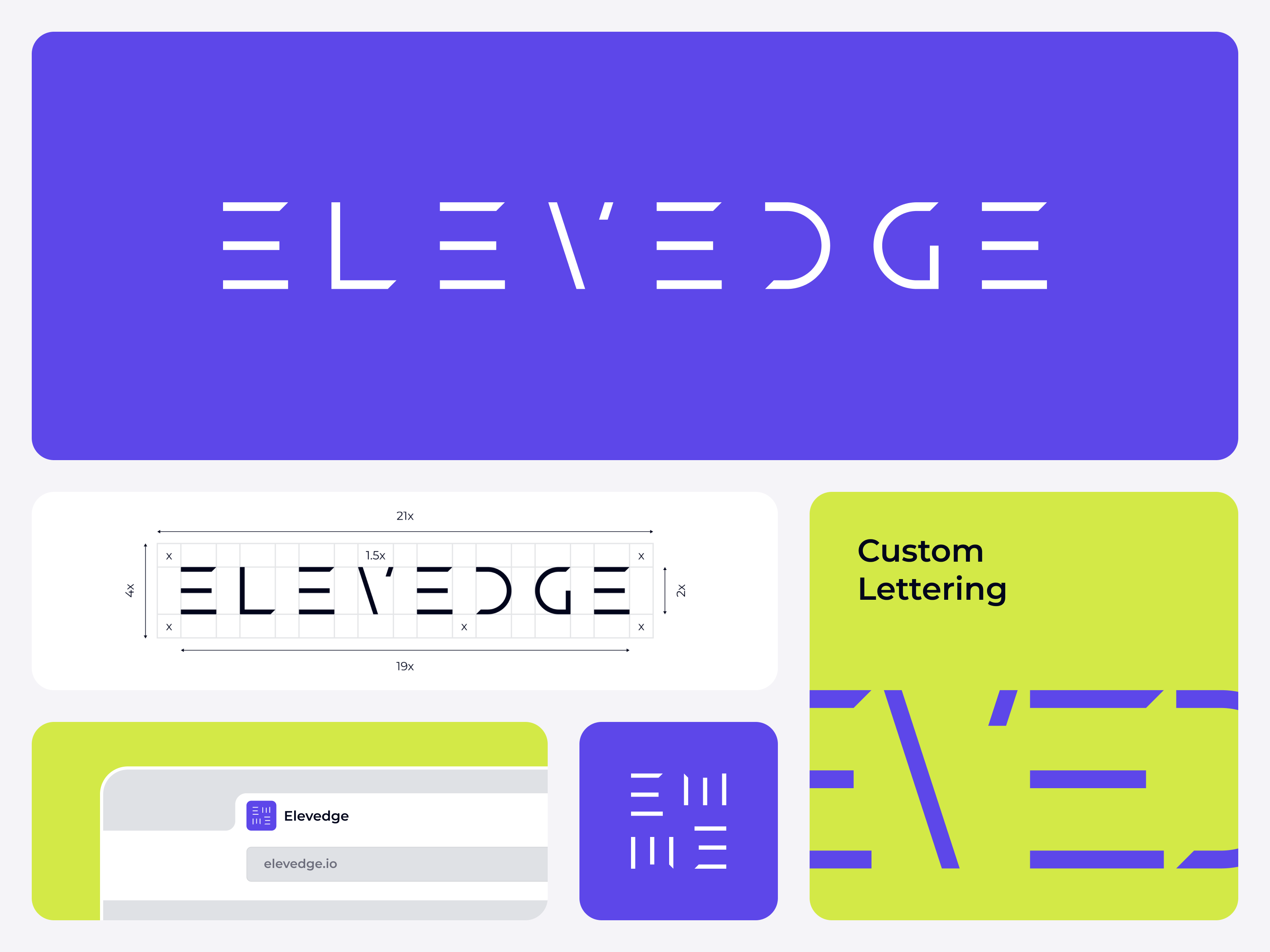 ELEVEDGE digital brand identity 2d air blue brand branding custom design digital font green identity lettering lettermark logo logotype mark path pictorialmark typeface typography