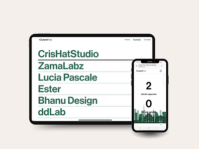 Web Designer Portfolio Website: Leone Finzi portfolio web design webflow website