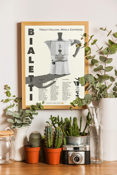 BIALETTI Poster bialetti coffee design feedback graphic design poster retro vintage