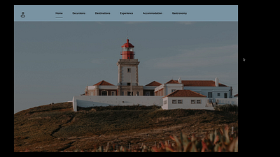 Parallax for trevel website animation design portugal travel ui