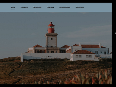 Parallax for trevel website animation design portugal travel ui