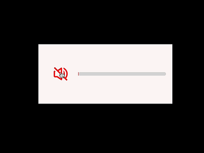 Day 7/100 Design Challenge: Muting Feature animation muting ui uidesign ux uxdesign