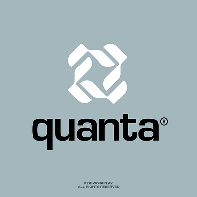 Quanta abstract logo brand design brand designer branding brands davor butorac dbworkplay design graphic design logo logo design logomark logos logotype symbol visual identity