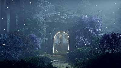 A Portal, perhaps? 3d blender environment art