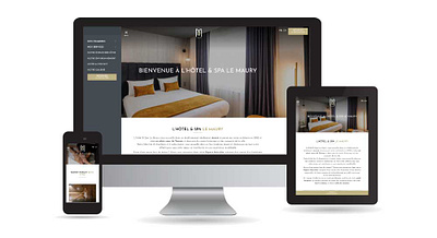 Hotel Website graphic design ui