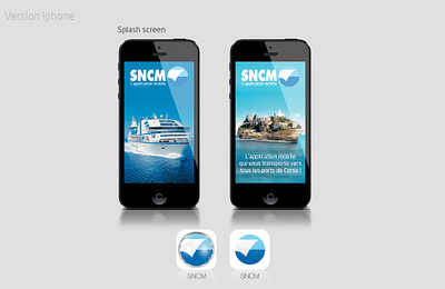 Mobile Application - Splash screen graphic design ui