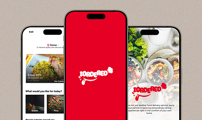 Iordered Food Delivery App ui