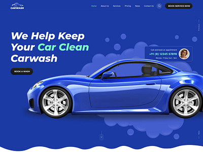 Car Wash Service Brand auto automobile automotive car car care car clearning car design car repair car wash car washing cleaning cleaning brush illustration mechanic service service servicing transport uiux wash water