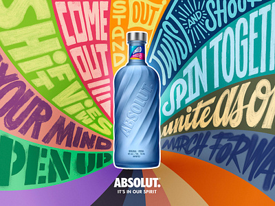 Absolut Limited Edition absolut coffee made me do it hand drawn illustration lettering packaging design simon ålander type typography vodka