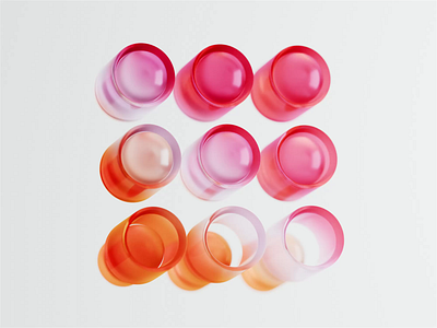 Bubble Pop 3d 3d animation animated animation blender blender3d color glass gradient illustration isometric