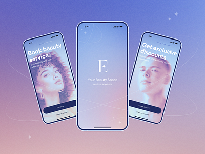 Estella - Beauty Services Booking App beauty booking design figma interaction design mobile app mobile design product design services ui ui kit user experience user interface ux