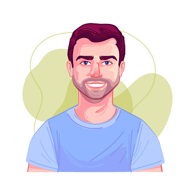 Male Avatars avatar illustration vector vector portraits