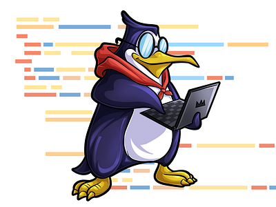 Pinguin Mascot Cartoon Character cartoon cartoon character character design illustration mascot