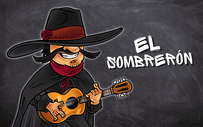 Mascot Cartoon Character "El Sombrerón" cartoon cartoon character character design illustration mascot character mascot design