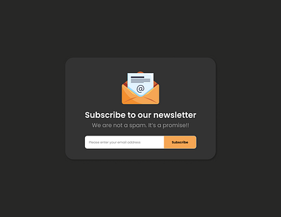 Newsletter Subscription 100dayschallenge animation app design branding clean dailyui design graphic design illustration logo minimal newsletter notification subscription ui ux vector