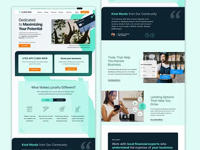 Website design ( Design & strategy rework) branding digital bank fintech locality bank niche nymbus nymbus labs revamp ui ux web strategy webdesign webredesign