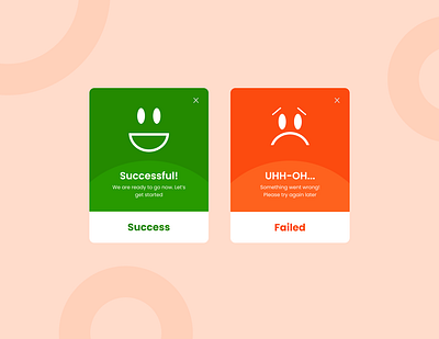 Flash Message Concept app design branding clean dailyui design failed flash graphic design illustration logo message notification pop up success ui ux