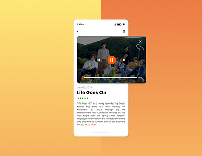 Video Player Concept app design branding clean dailyui design graphic design illustration logo player ui ux video