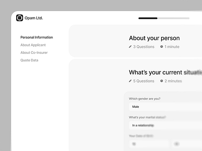 Capture Client Data bubble card data sidebar table