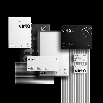 Virtù Viagens Brand Identity branding design download free freebie graphic design illustration logo mockupcloud ui