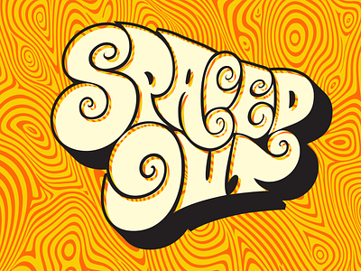 Psychedelic Lettering Showcase branding design illustration lettering music psychedelic retro typography vector vintage