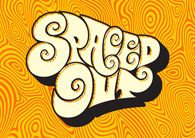 Psychedelic Lettering Showcase branding design illustration lettering music psychedelic retro typography vector vintage