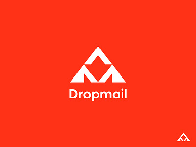 Dropmail brand branding design drop guidelines identity letter letterhead logo m mail message