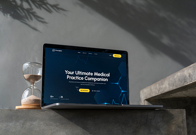 Doctor Prescription Software | Landing Page Design branding graphic design landing page landing page design ui uidesign uxdesign webdesign websitedesign