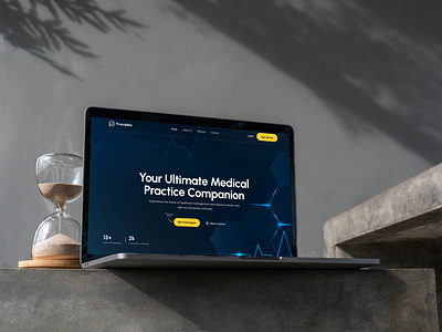 Doctor Prescription Software | Landing Page Design branding graphic design landing page landing page design ui uidesign uxdesign webdesign websitedesign