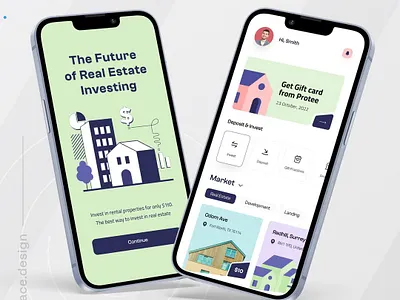 Mobile Application branding illustration ui ux vector