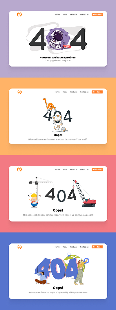 404 Page Design 404 page 404 page design 404 page ui 404error 404page creativedesign designdaily designer digitalart errorpage interactivedesign lostpage pagenotfound ui uidesign user experince user interface ux uxdesign webdesign