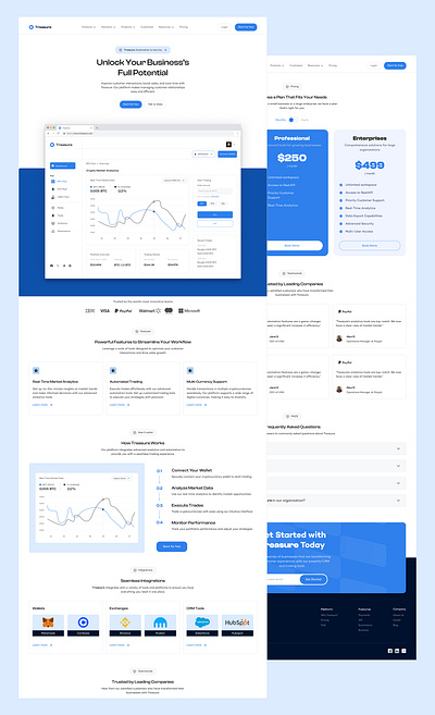 Crypto Trading Landing Page Design crm design dribbble graphicdesign landingpage minimalistdesign tradingplatform uiux userexperience webdesign webdevelopment