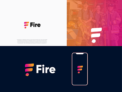 Fire professional minimalist business logo design. app branding design graphic design illustration logo minimal logo modern logo tech logo ui