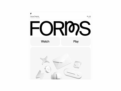 Forms.Supply 3d demos forms forms.supply framer input play