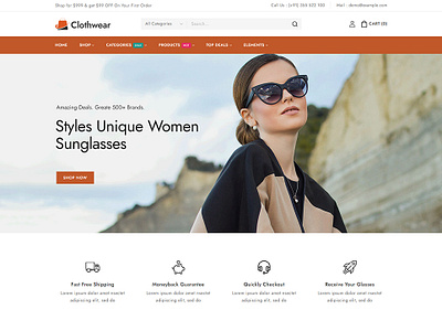 Fashion Style Store Elementor WooCommerce Responsive Theme ecommerece elementor fashion store product site responsive theme store theme website theme woocommerce