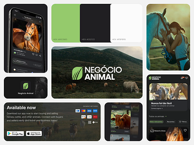 Negócio Animal Mobile App app apple store design google play marketplace mobile app motion native app ui ux