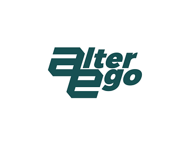 alter ego branding design freelance graphic logo minimalist modern monogram