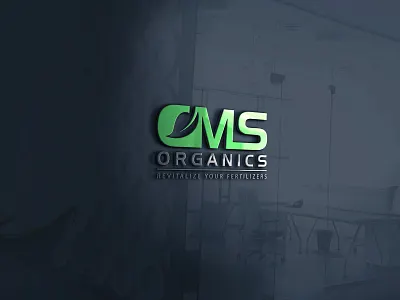CMS Organics graphic design icon logo logo design