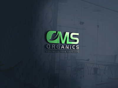 CMS Organics graphic design icon logo logo design