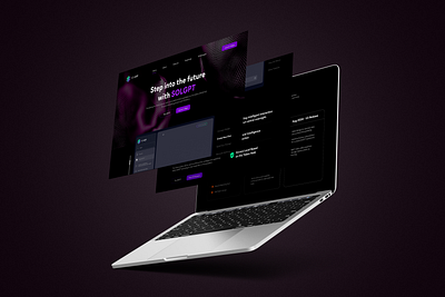 SOLGPT Web Redesign Concept crypto crypto design crypto web designer ui