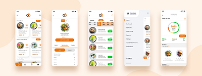 Meal Subscription App app branding design figma graphic design illustration logo motion graphics ui