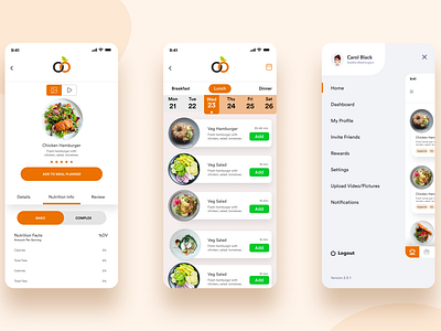 Meal Subscription App app branding design figma graphic design illustration logo motion graphics ui